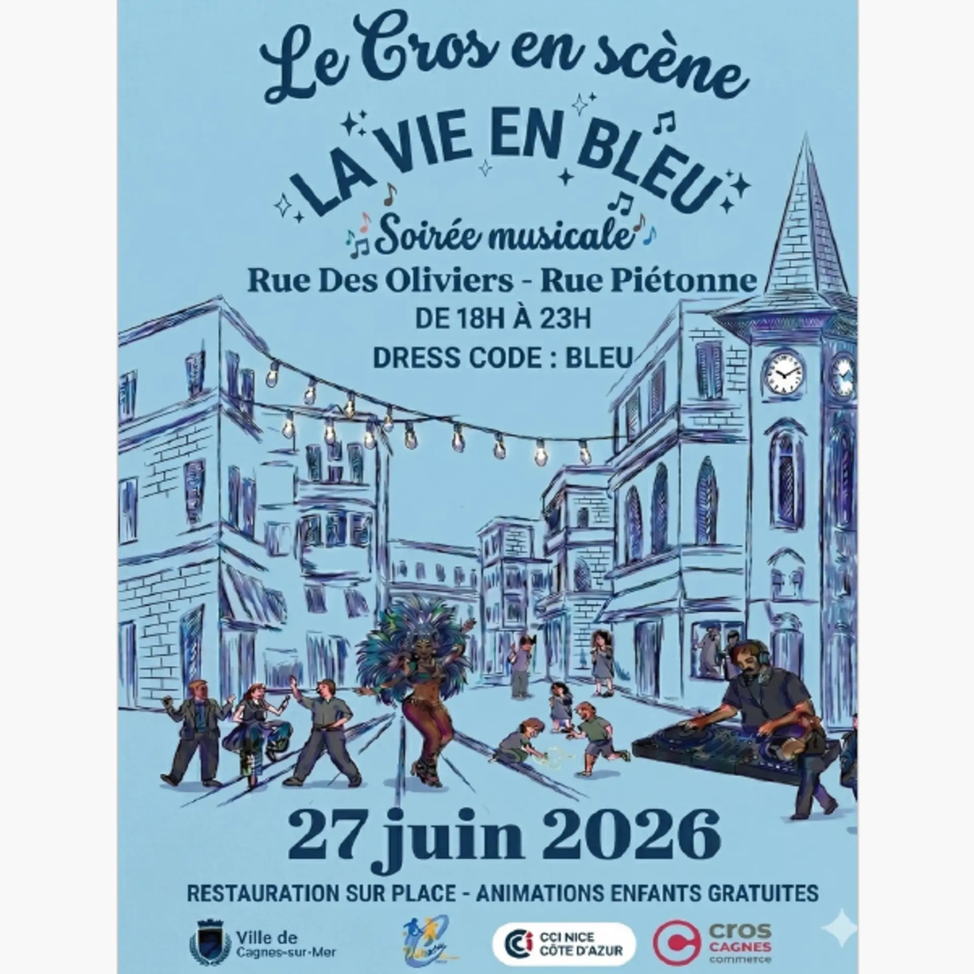 Le Cros en scène « La Vie en Bleu »