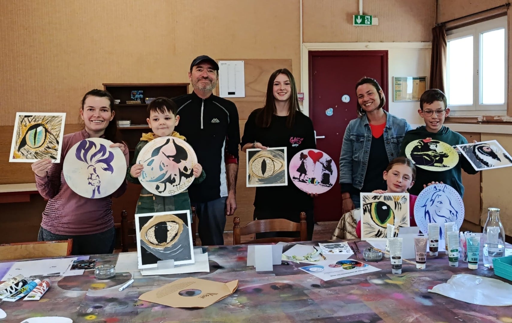 Atelier Pop Graffiti/peinture animalière
