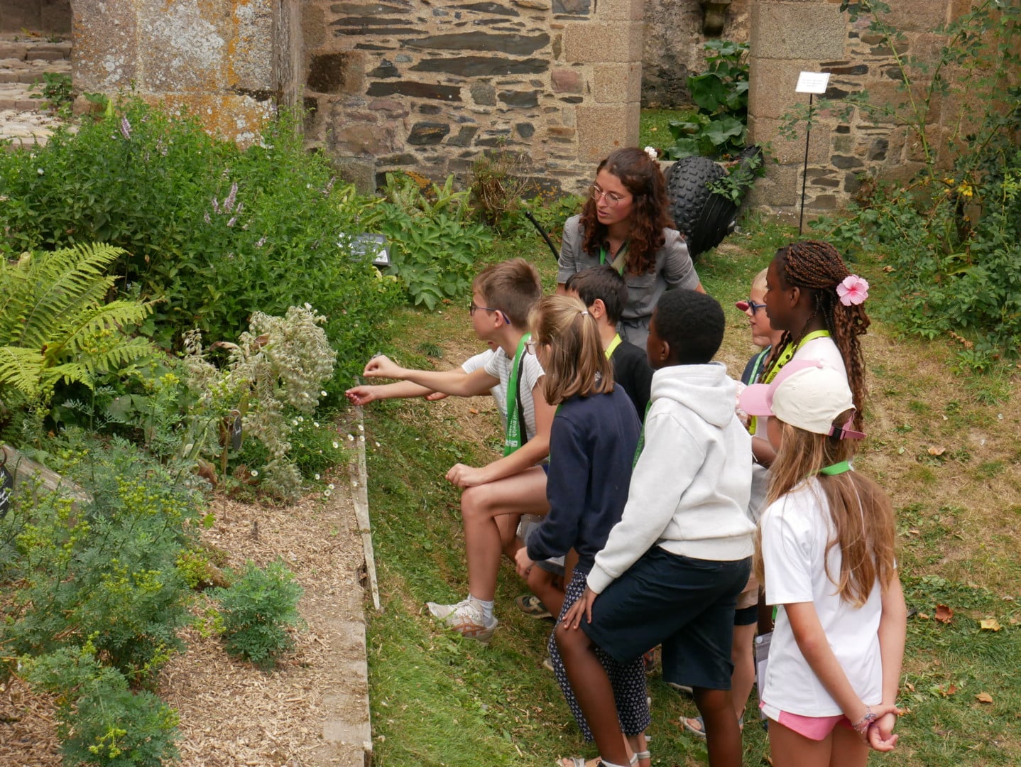 Visite famille à l’Abbaye de Beauport