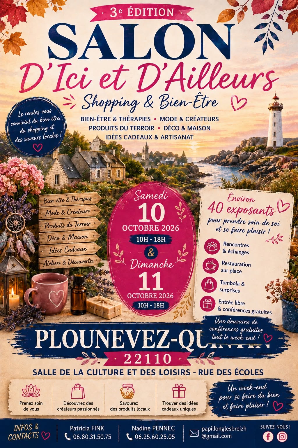 3e Salon d'ici et d'ailleurs Shopping et Bien-être de Plounevez Quintin
