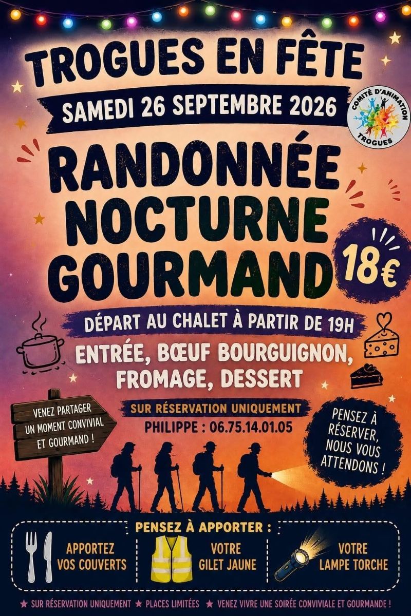 Balade gourmande nocturne