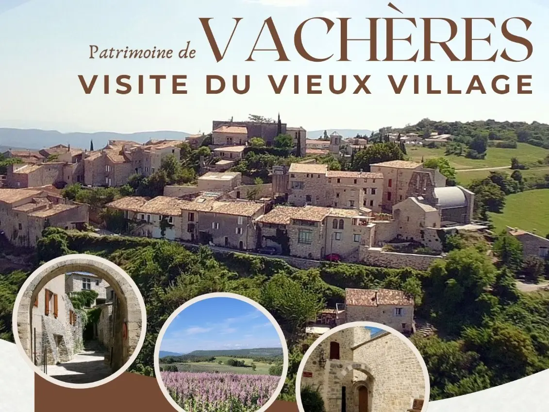 Visite du vieux village de Vachères