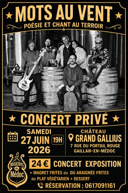 Poésie et chant du Terroir au Château Grand Gallius