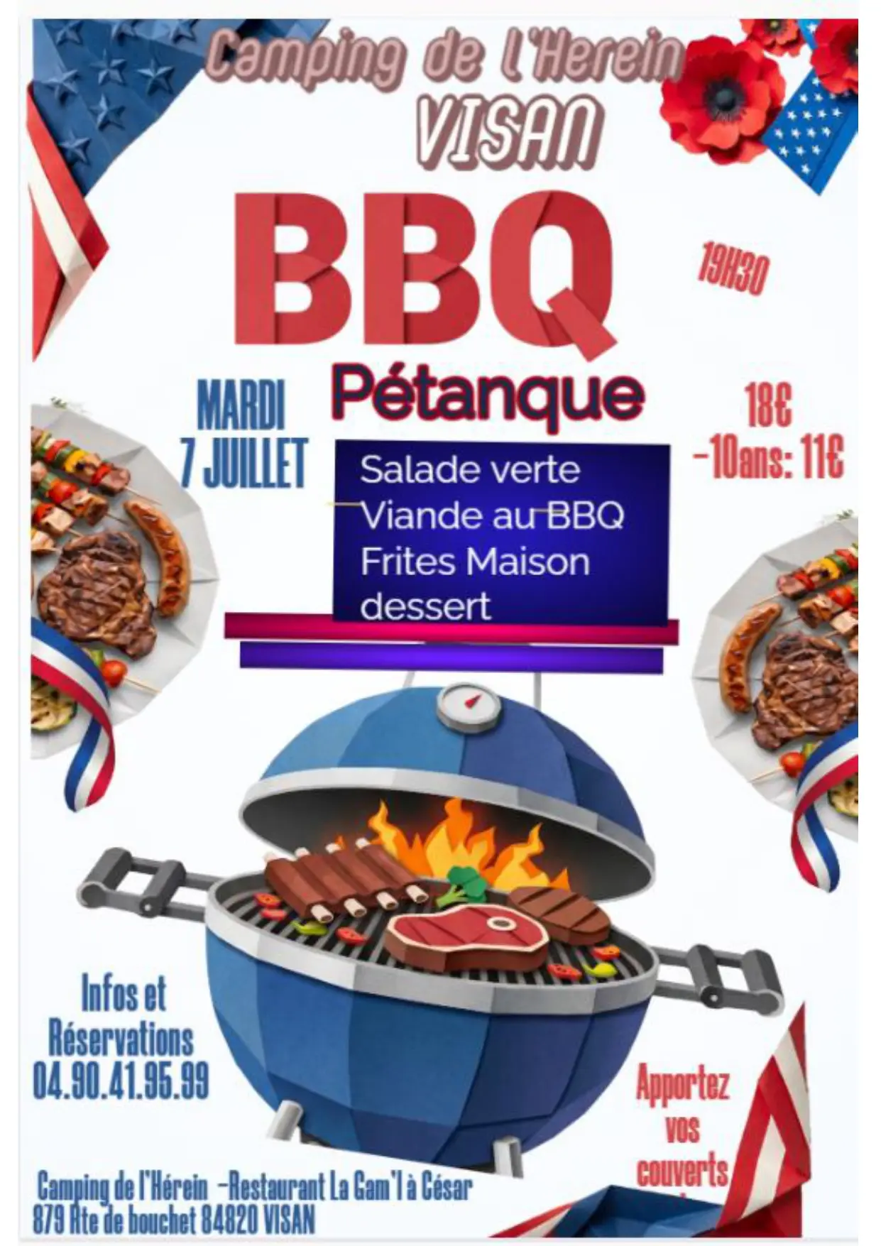 Soirée BBQ Pétanque