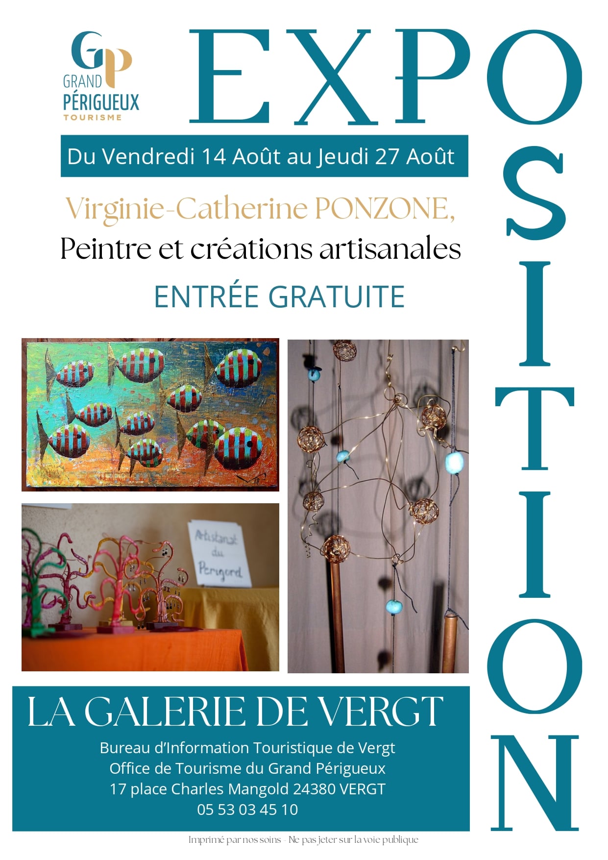 Exposition de Virgine-Catherine PONZONE