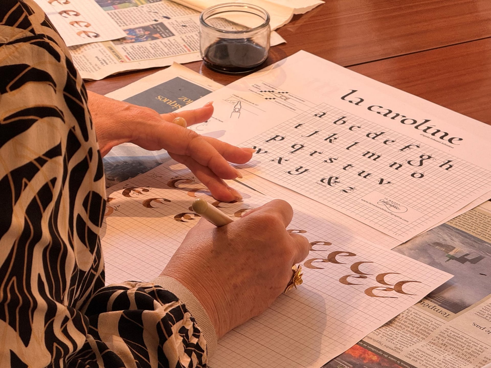Atelier adulte et enfant - Calligraphie Printanière