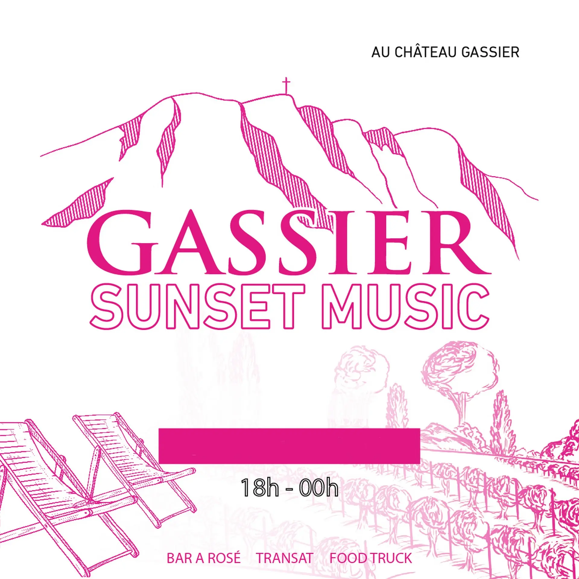 Sunset music au Château Gassier