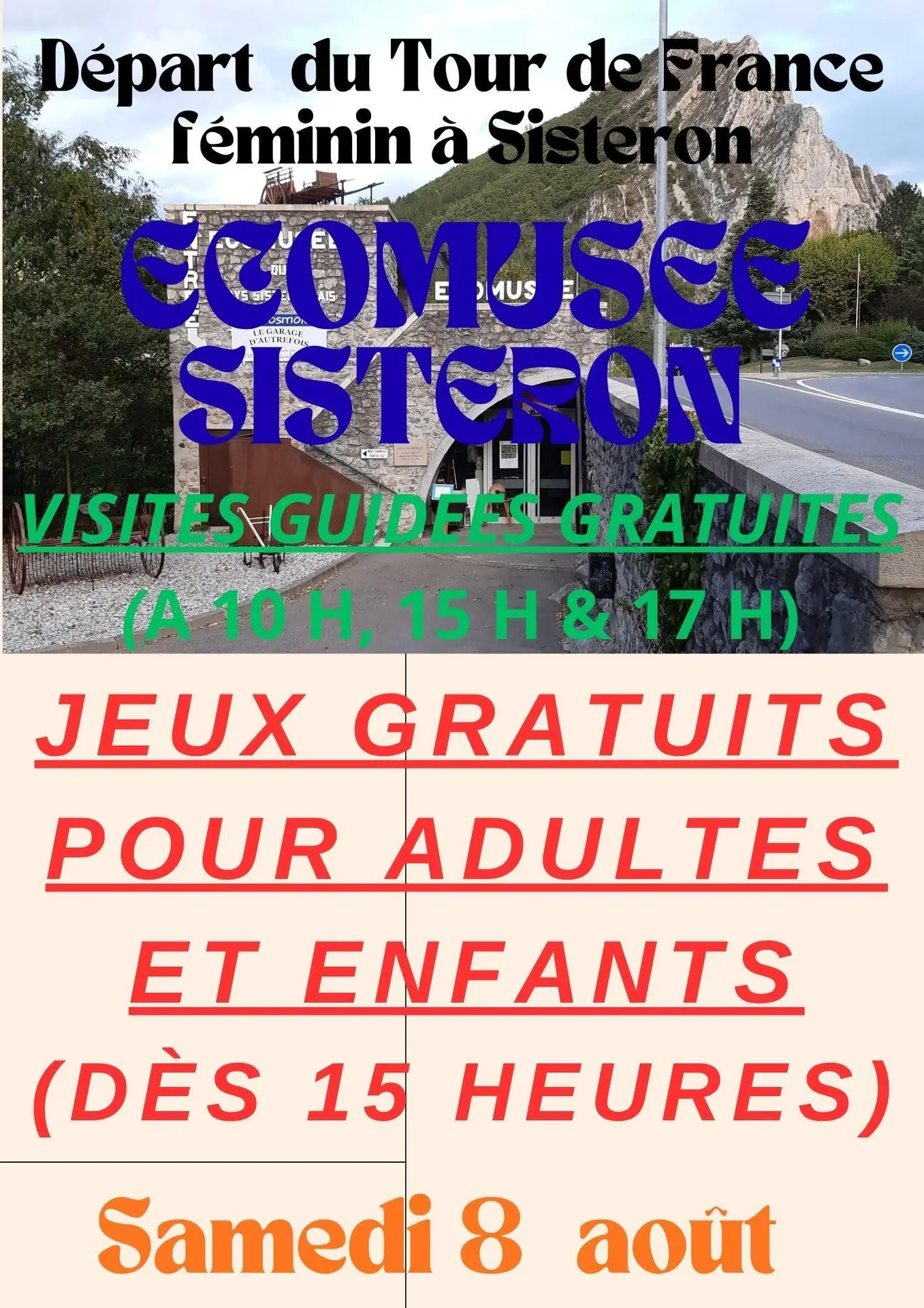 Tour de France Femmes : visites guidées de l'écomusée et jeux