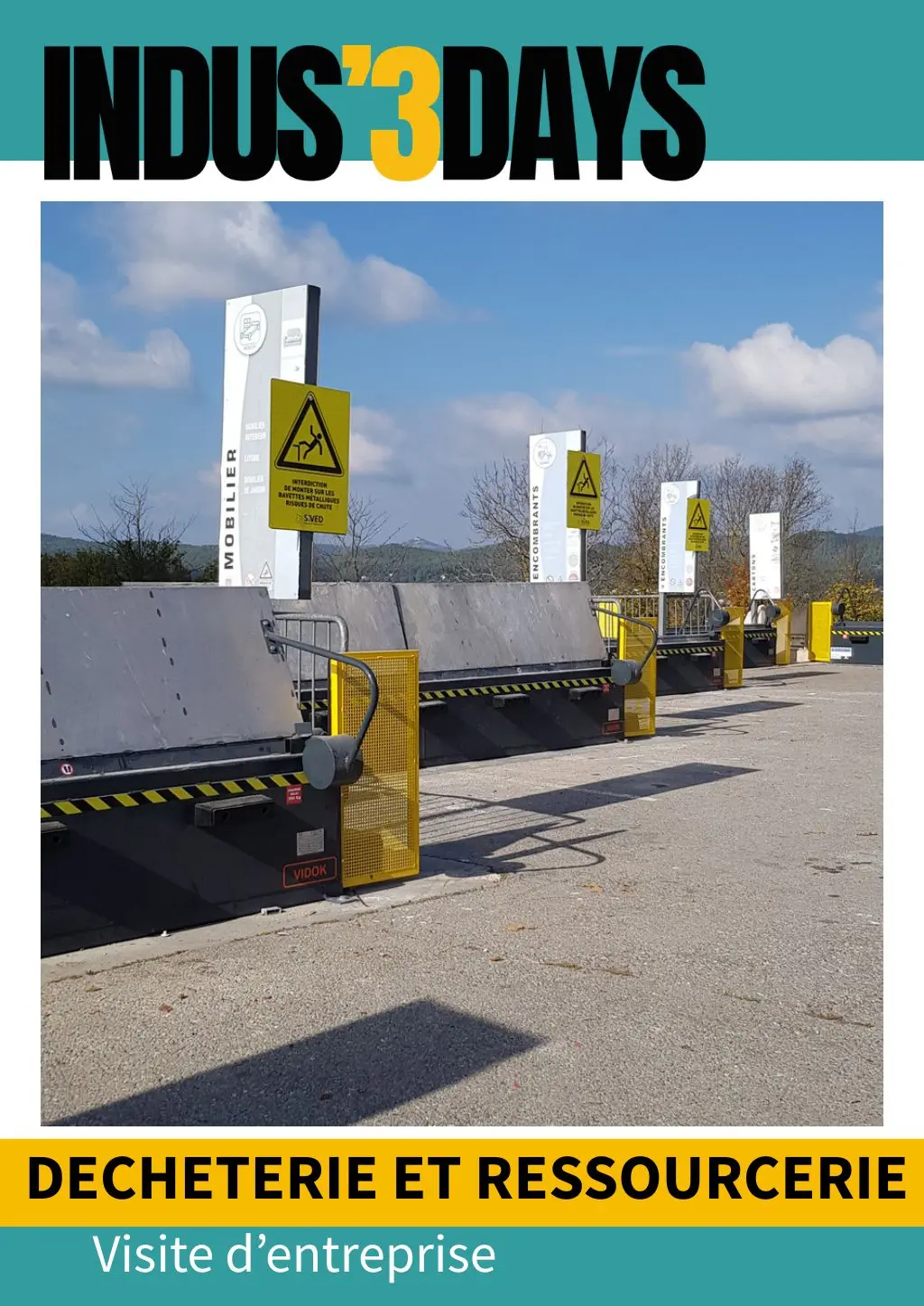 Visite de la déchèterie et ressourcerie de Brignoles |  Indus' 3 Days