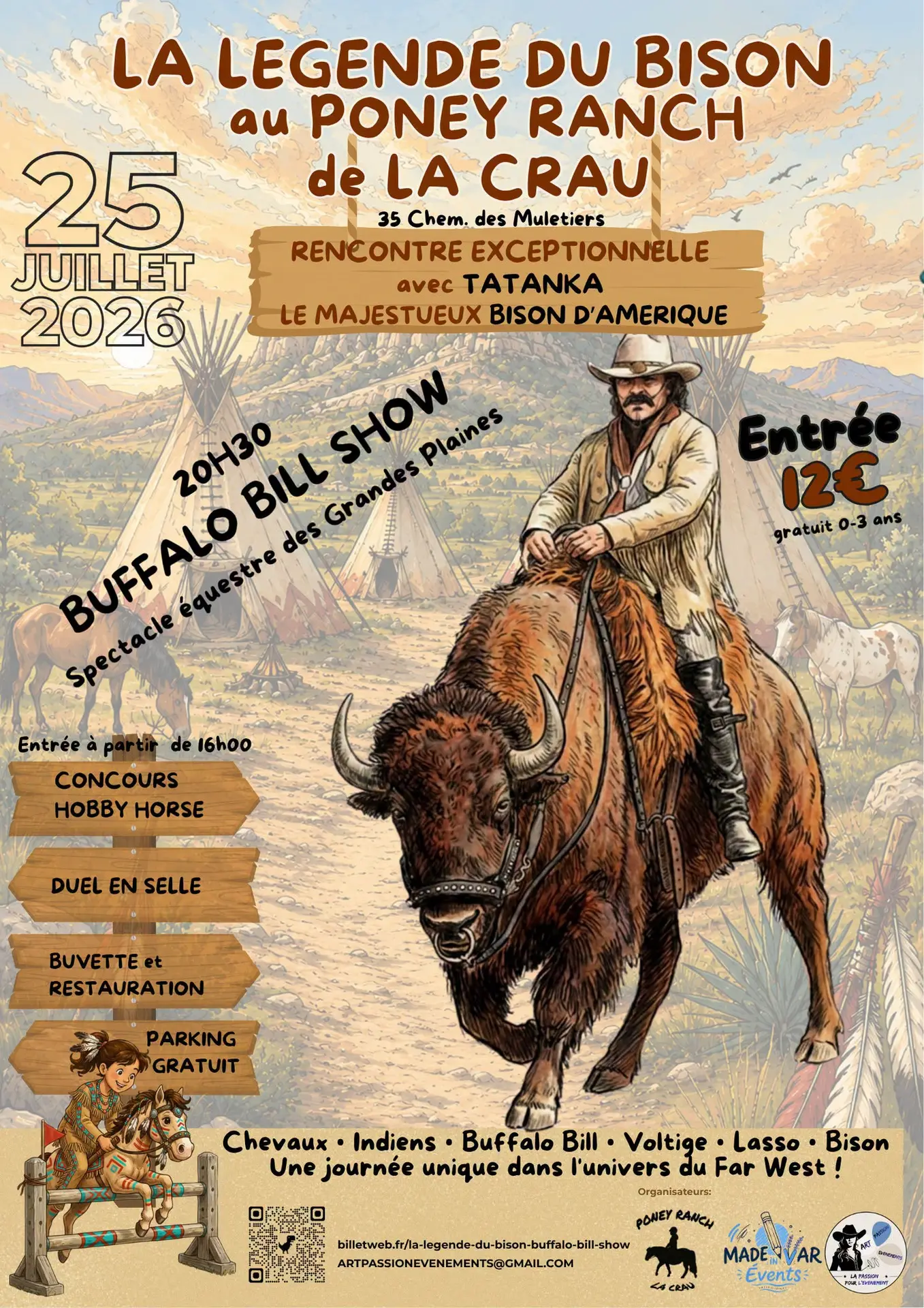 La légende du bison au poney ranch