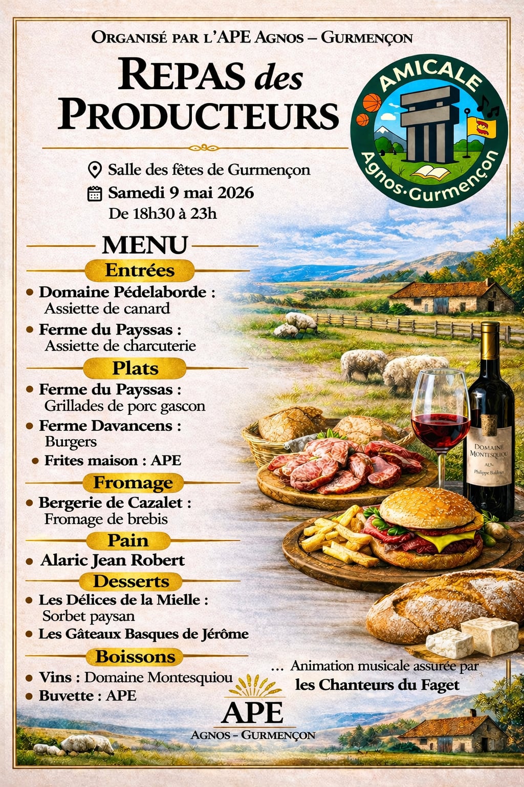 Repas des producteurs