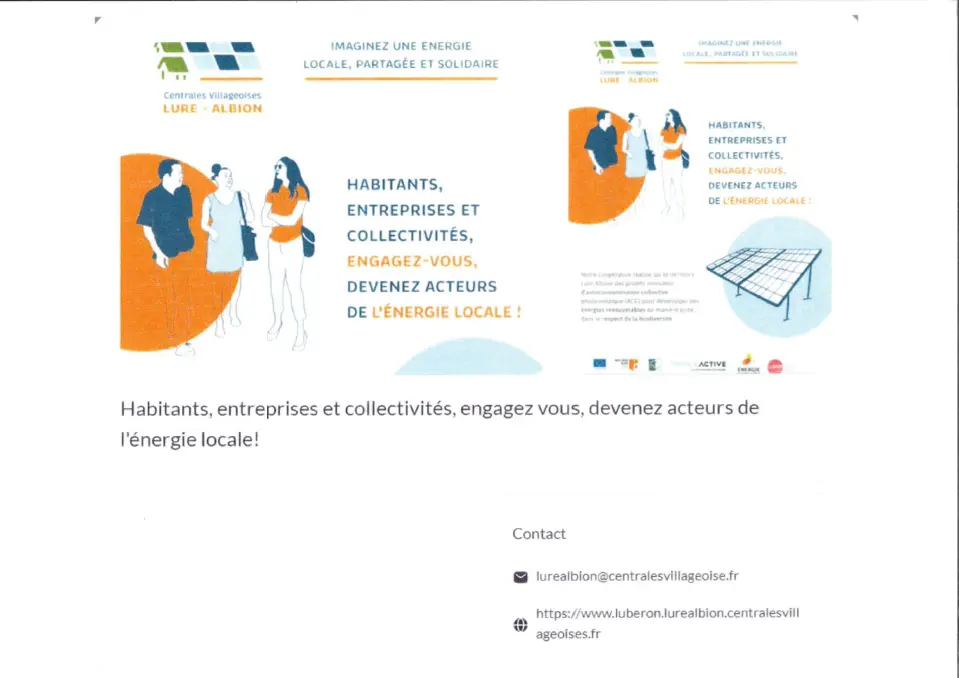 Imaginez une énergie locale, partagée et solidaire!