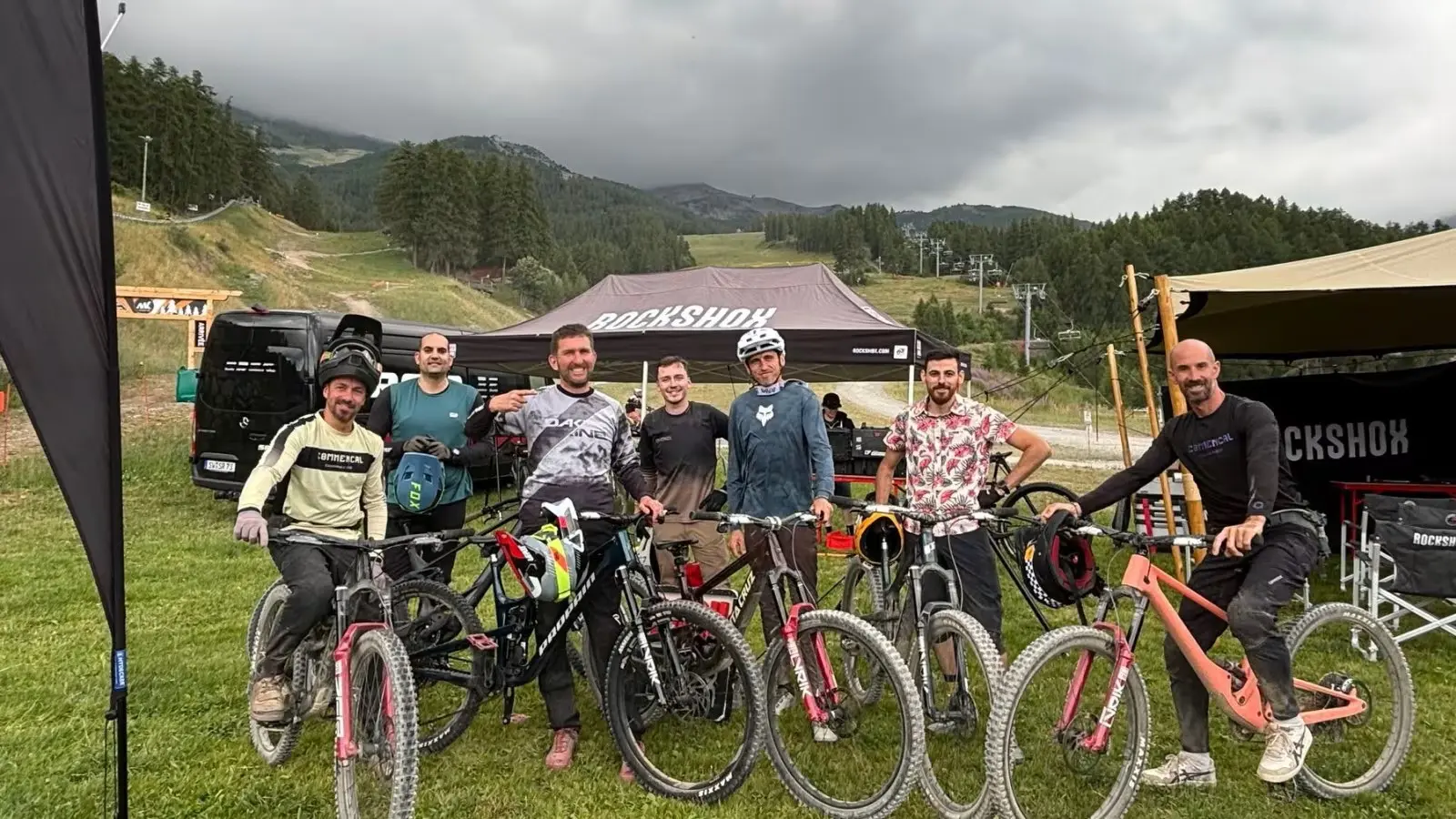 Rockshox tuning tour : Test bike & suspensions RockShox Boxxer, ZEB et Vivid Air