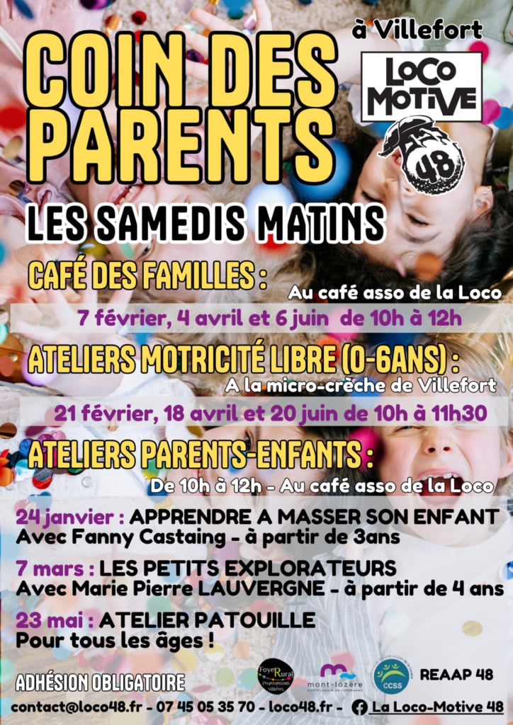 LE COIN DES PARENTS - ATELIER MOTRICITÉ LIBRE