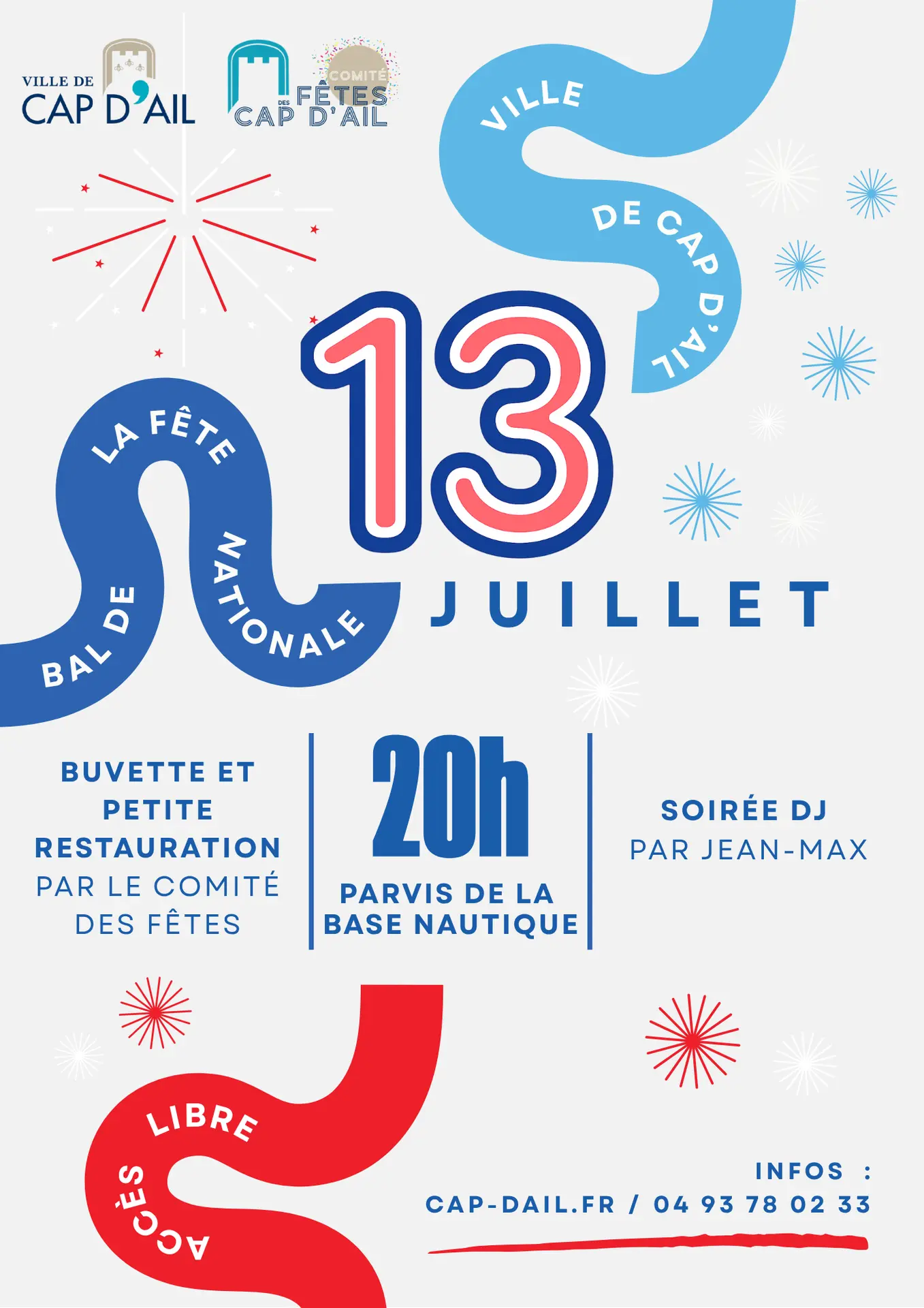Bal de la Fête Nationale à Cap d'Ail