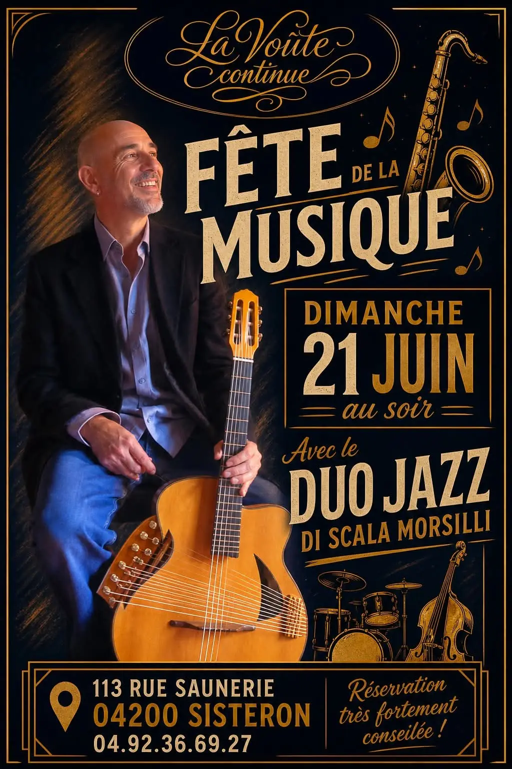 Fête de la Musique à La Voûte : soirée jazz