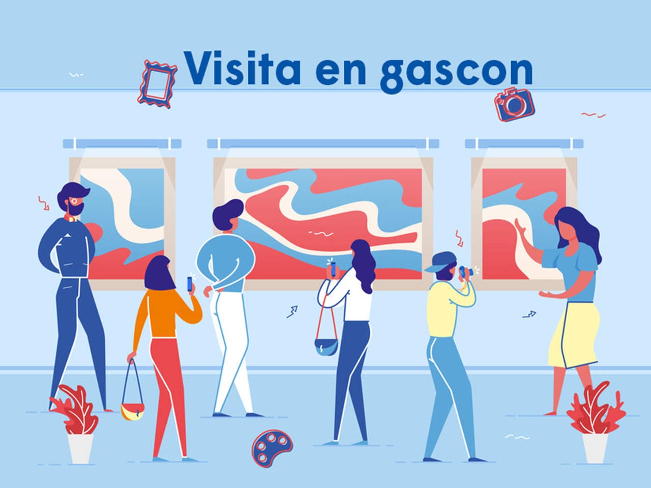Visite en langue gasconne de l'exposition "Tutti Frutti"