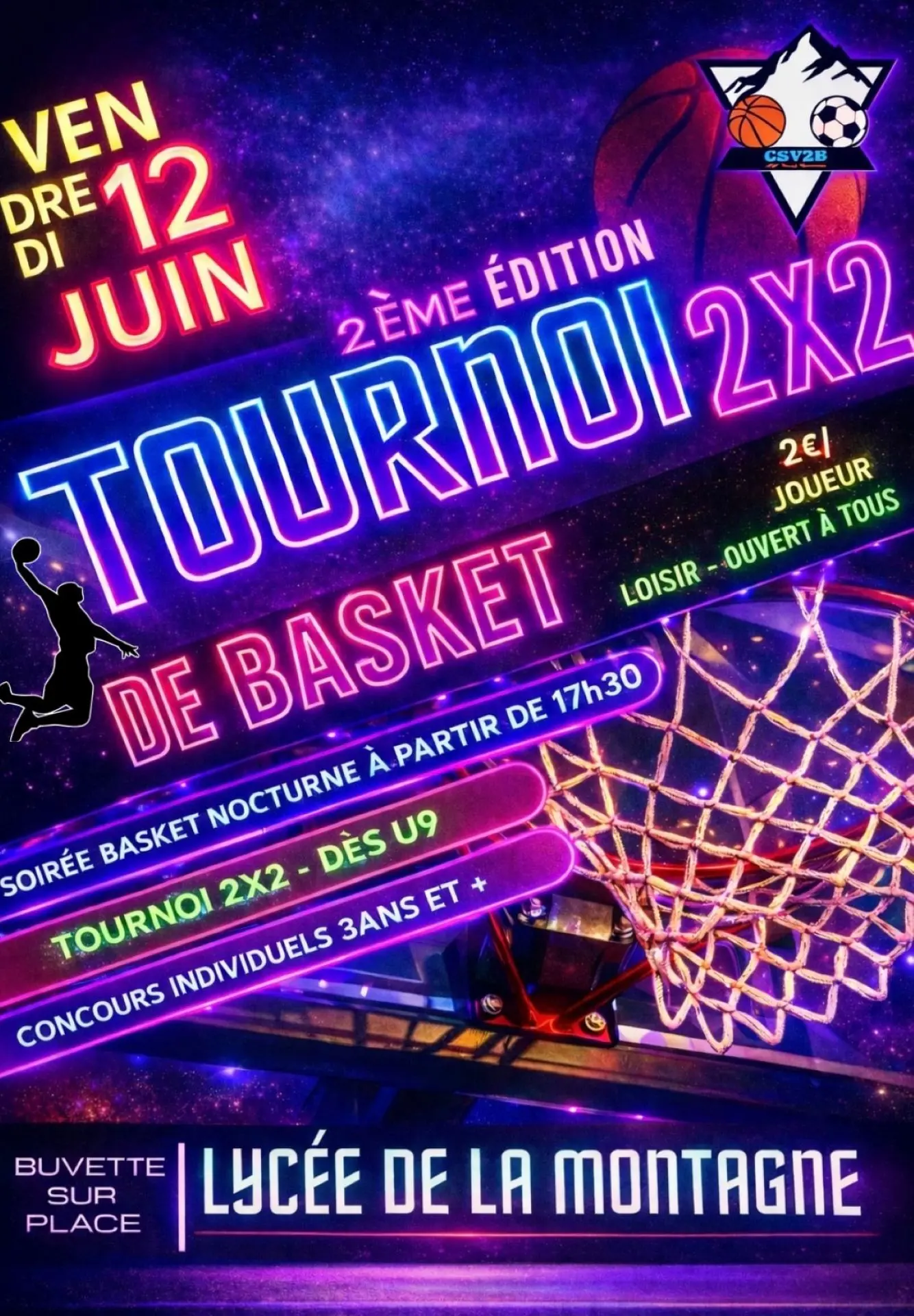 Tournoi de Basketball 2x2