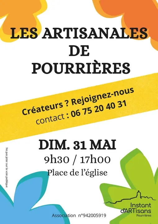 Marché de créateurs Les artisanales de Pourrières