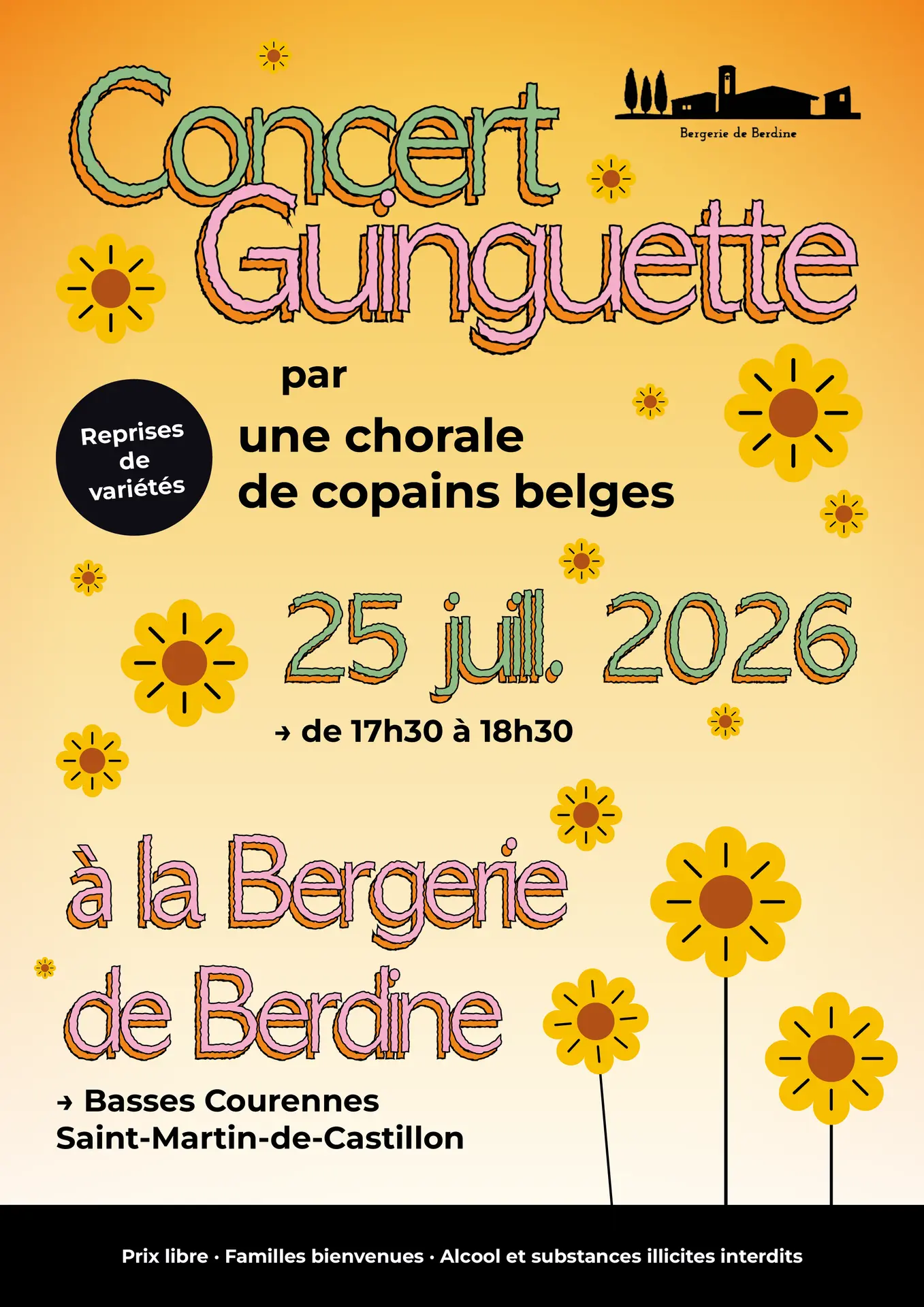 Concert guinguette à Berdine