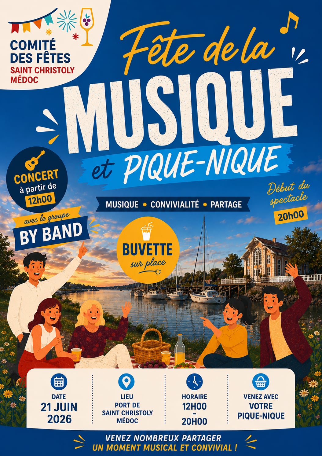Fête de la Musique à Saint-Christoly-Médoc