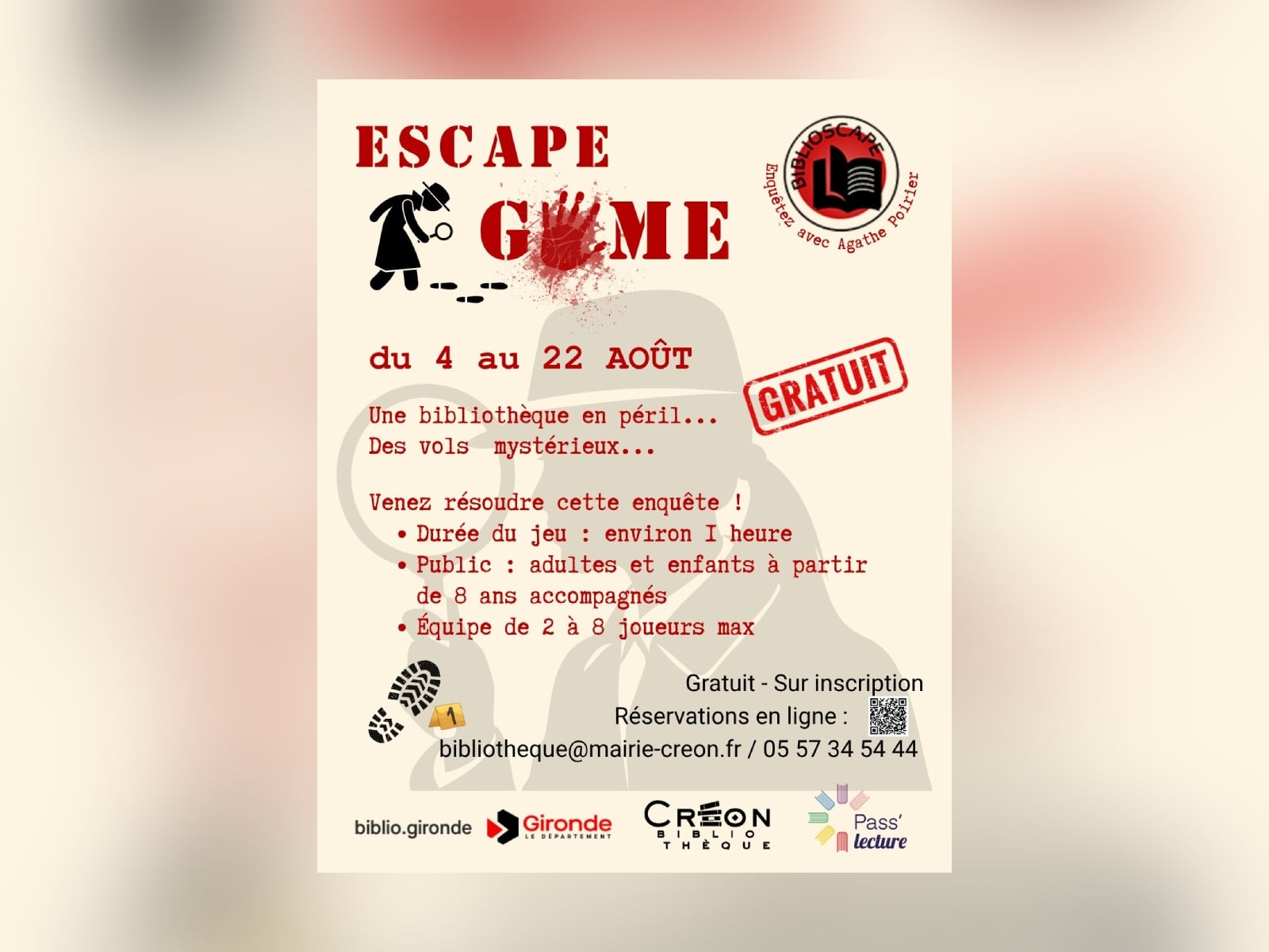 BiblioScape, l'escape game à l'ambiance de roman policier