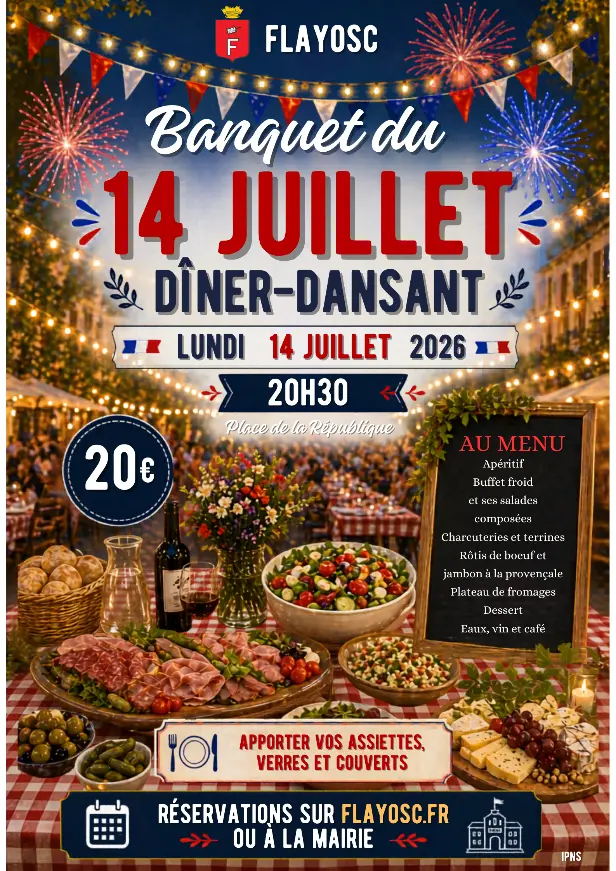 Dîner dansant du 14 juillet