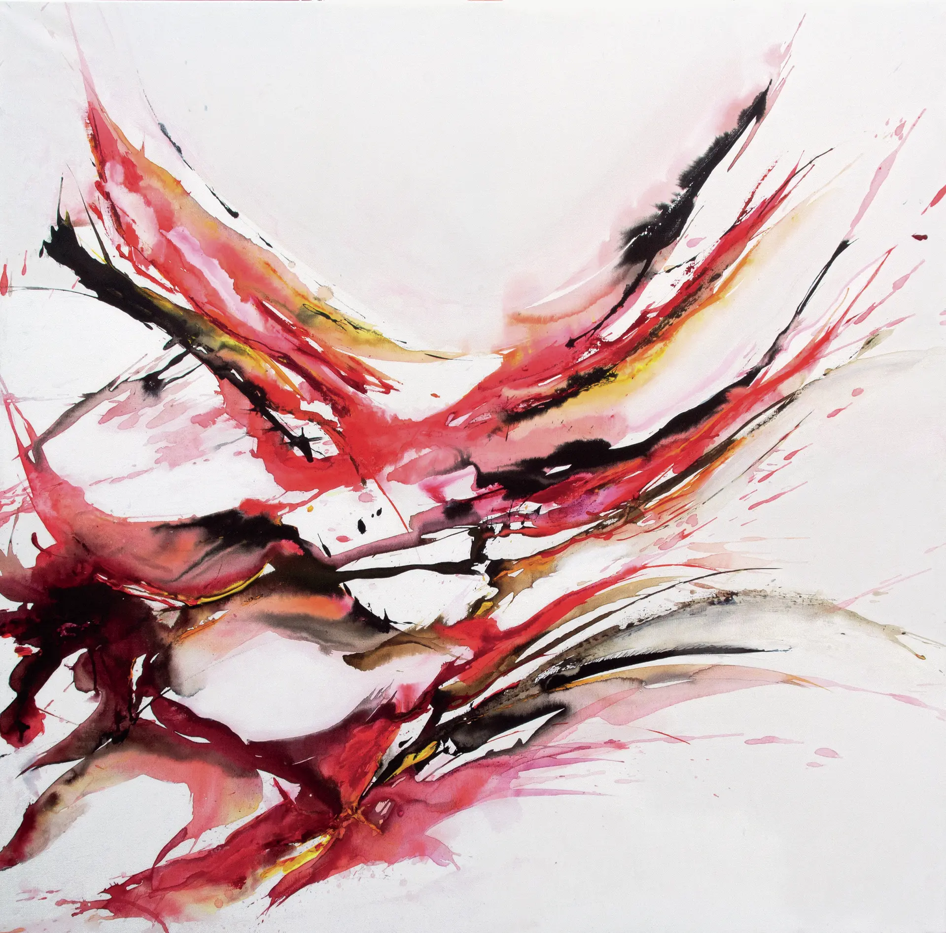 Exposition de Rosario d'Espinay Saint-Luc Peinture "Vibrations Elémentaires"