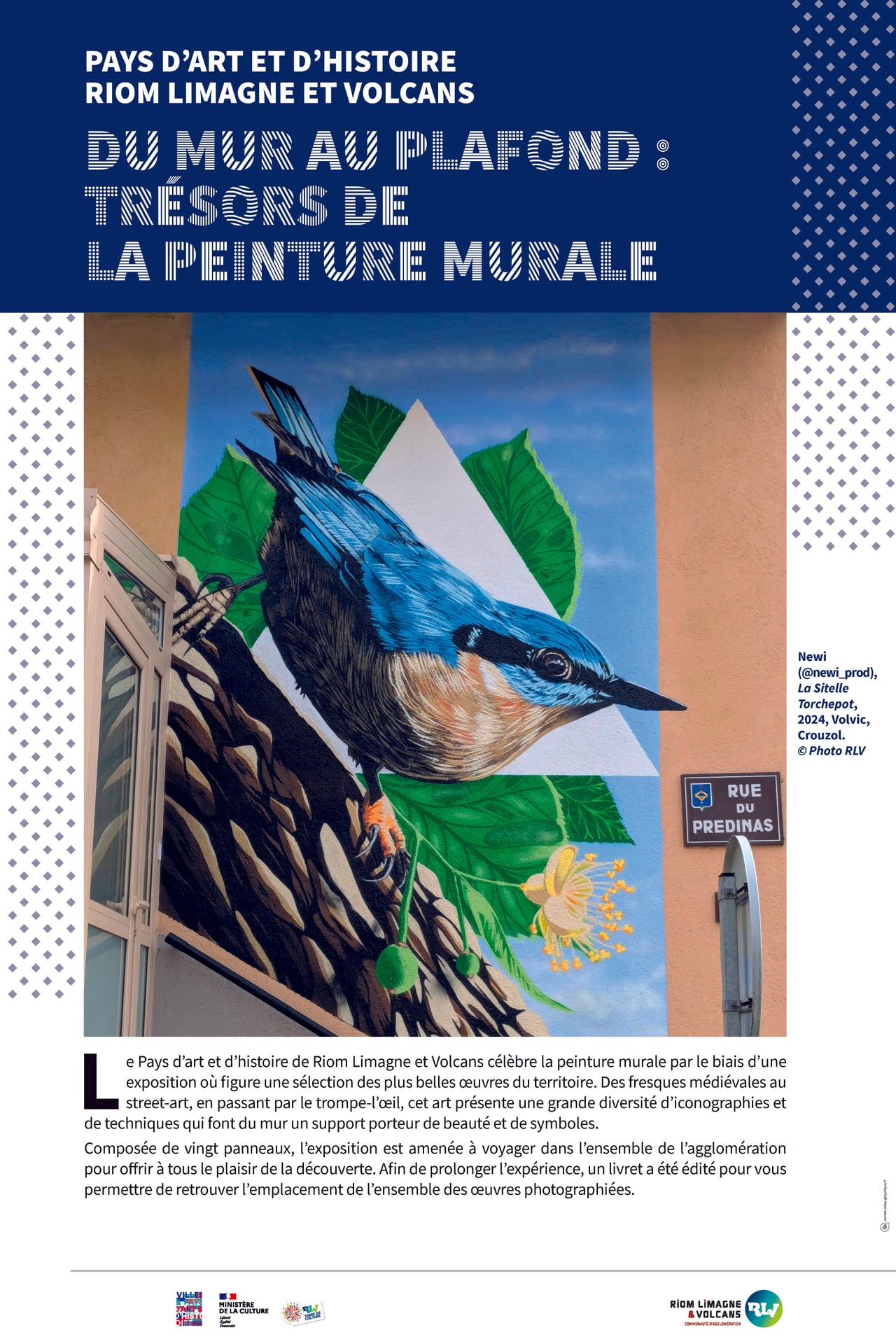 Exposition de plein air : du mur au plafond, trésors des décors peints