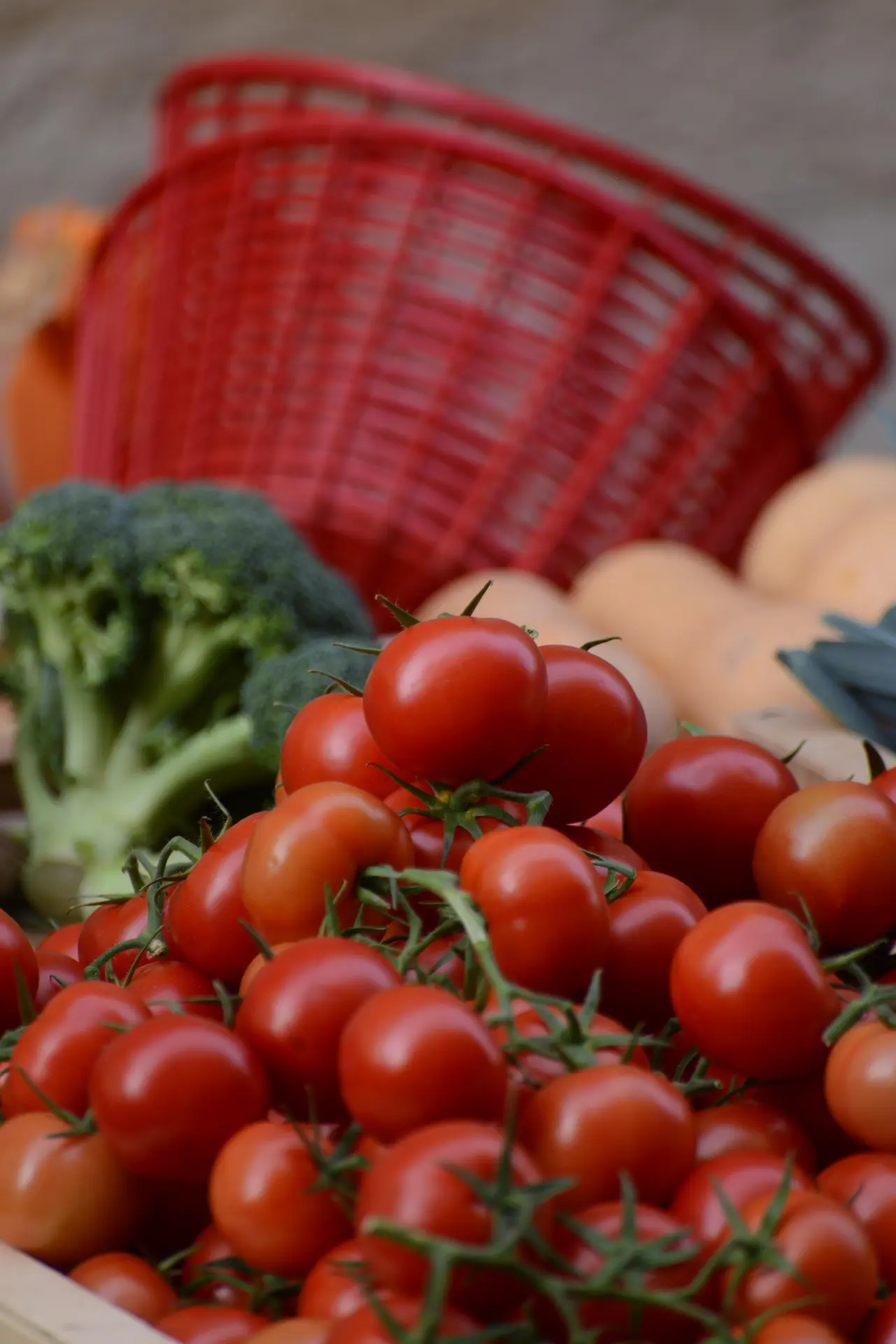 Petit marché du mercredi matin à Rasteau