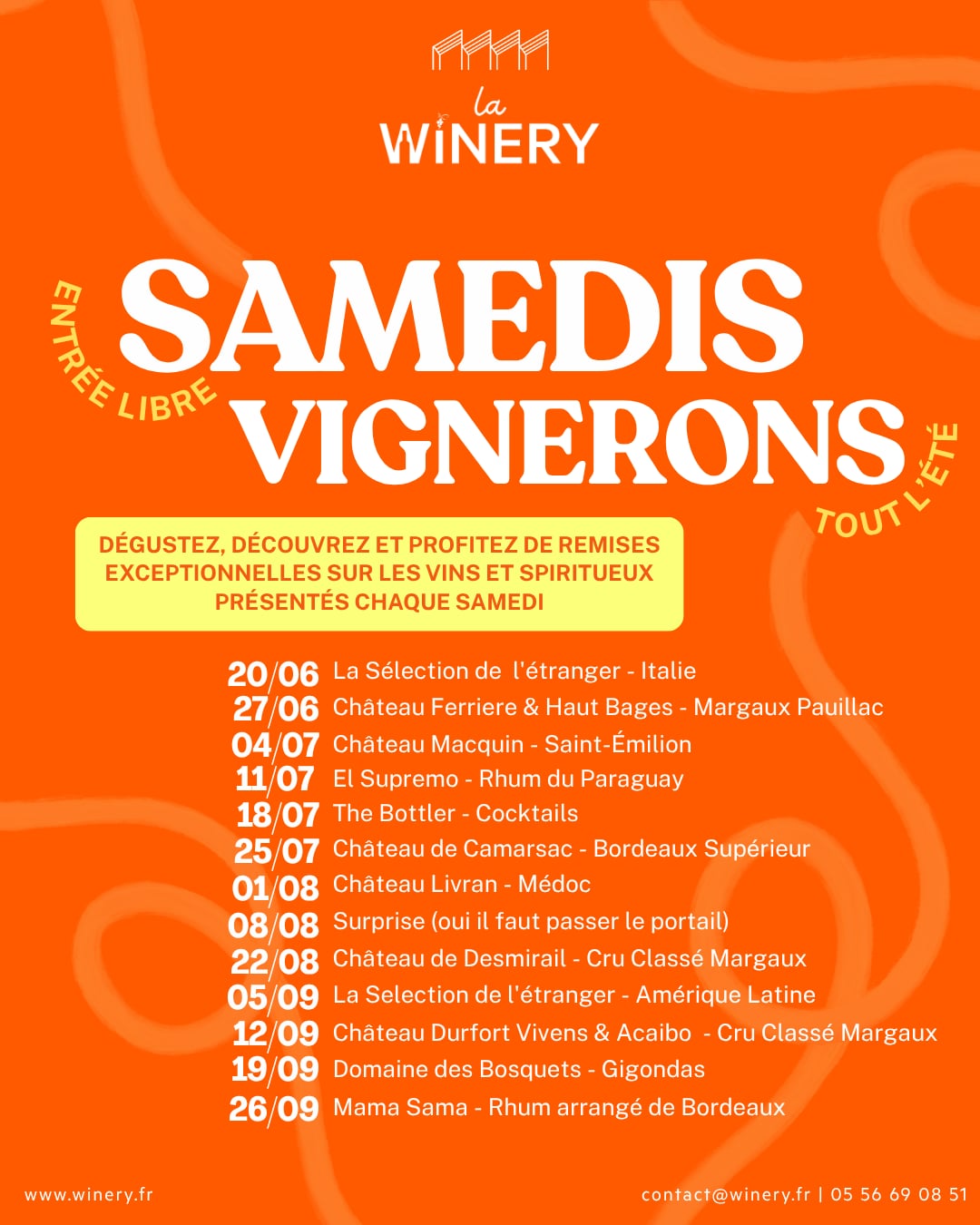 SAMEDIS VIGNERONS :La Selection de l'étranger - Amérique Latine