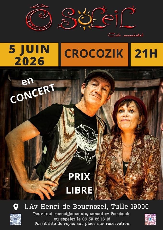 Café O Soleil : Concert Crocozik