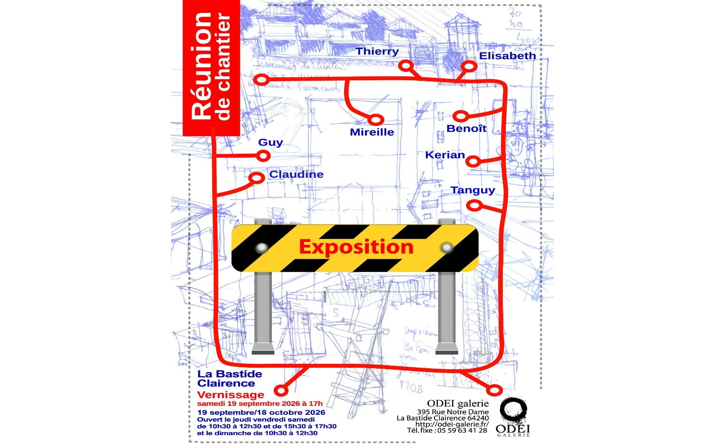 Journées du patrimoine : Exposition " Réunion de chantier "