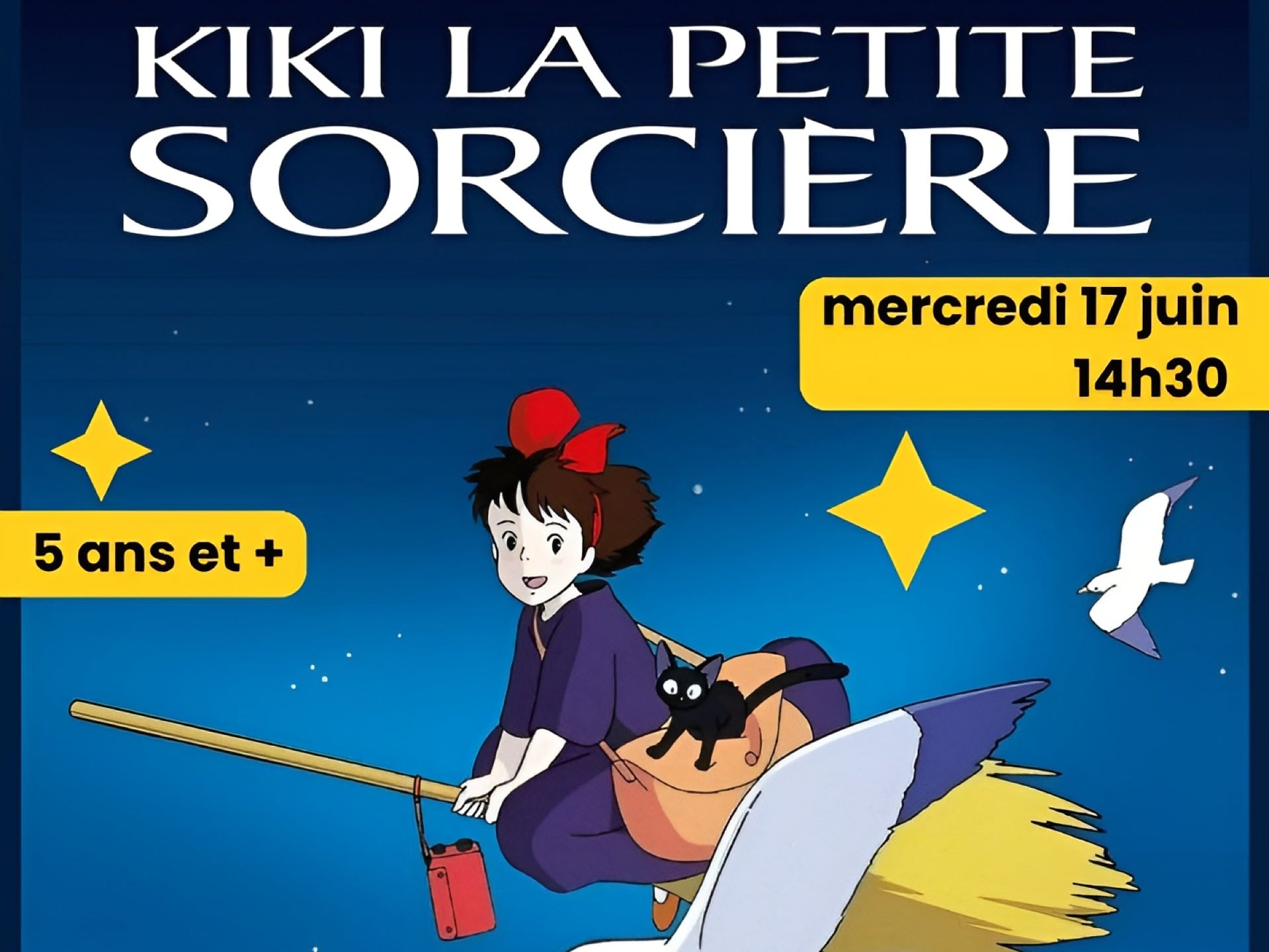Ciné-goûter : Kiki la petite sorcière
