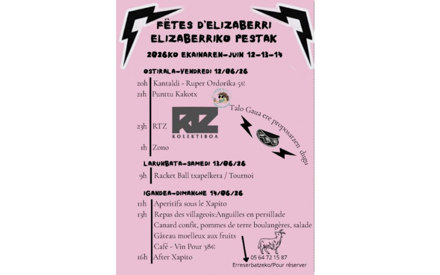 Fêtes du quartier Elizaberri