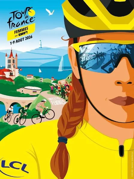 Passage du Tour de France Femmes avec Zwift en Vaison Ventoux Provence