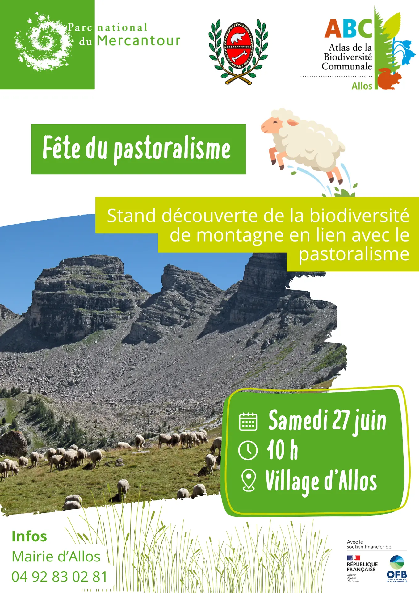 Stand découverte de la biodiversité de montagne en lien avec le pastoralisme