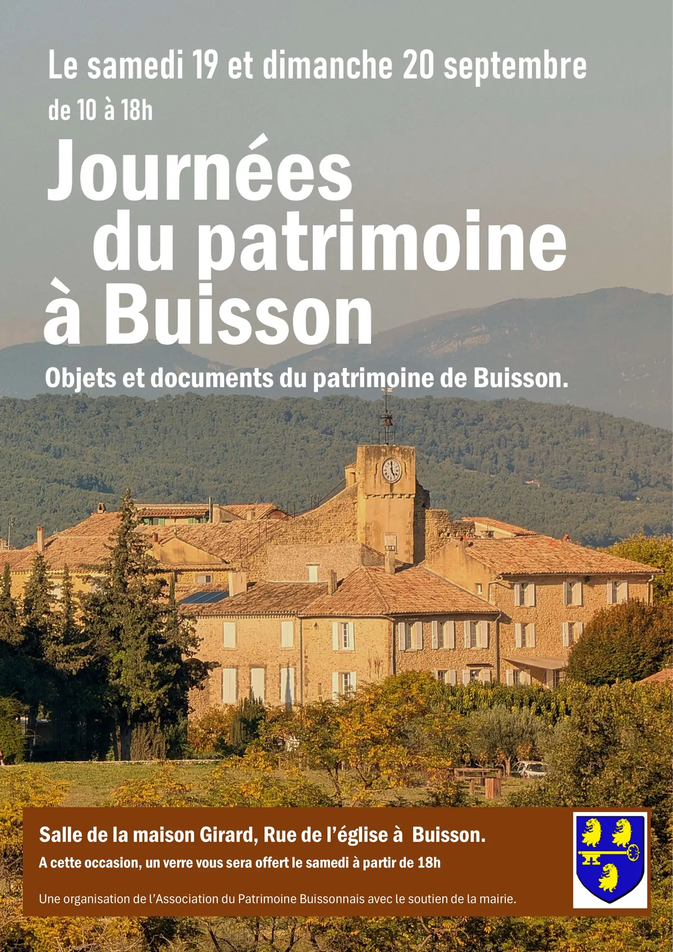 Journée du patrimoine à Buisson