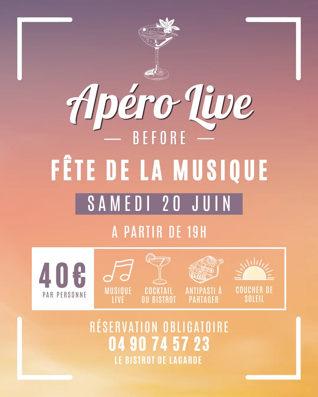 Apéro Live - Before Fête de la Musique