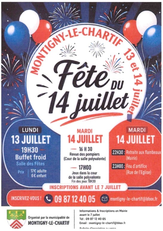 Fête du 14 juillet de Montigny-le-Chartif