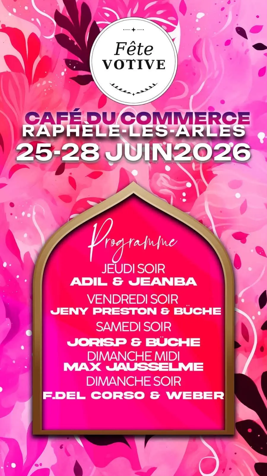 Fête votive de Raphèle au Café du Commerce