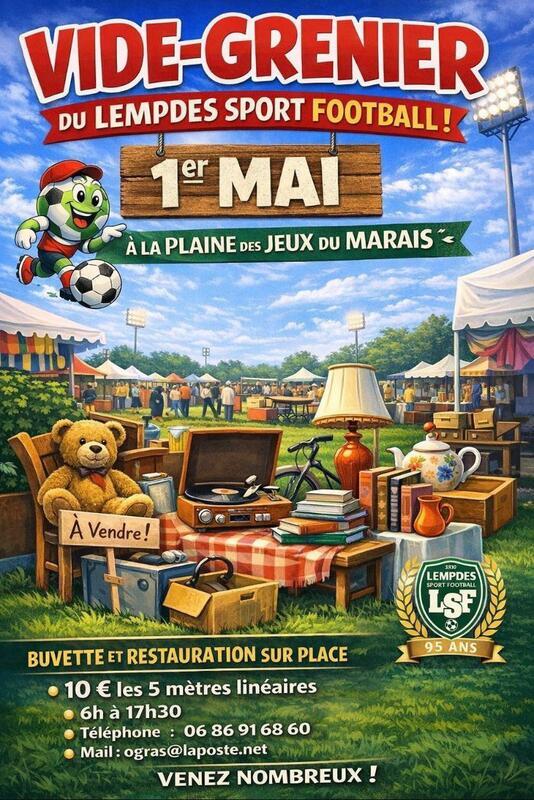 Vide-grenier du lempdes sport football