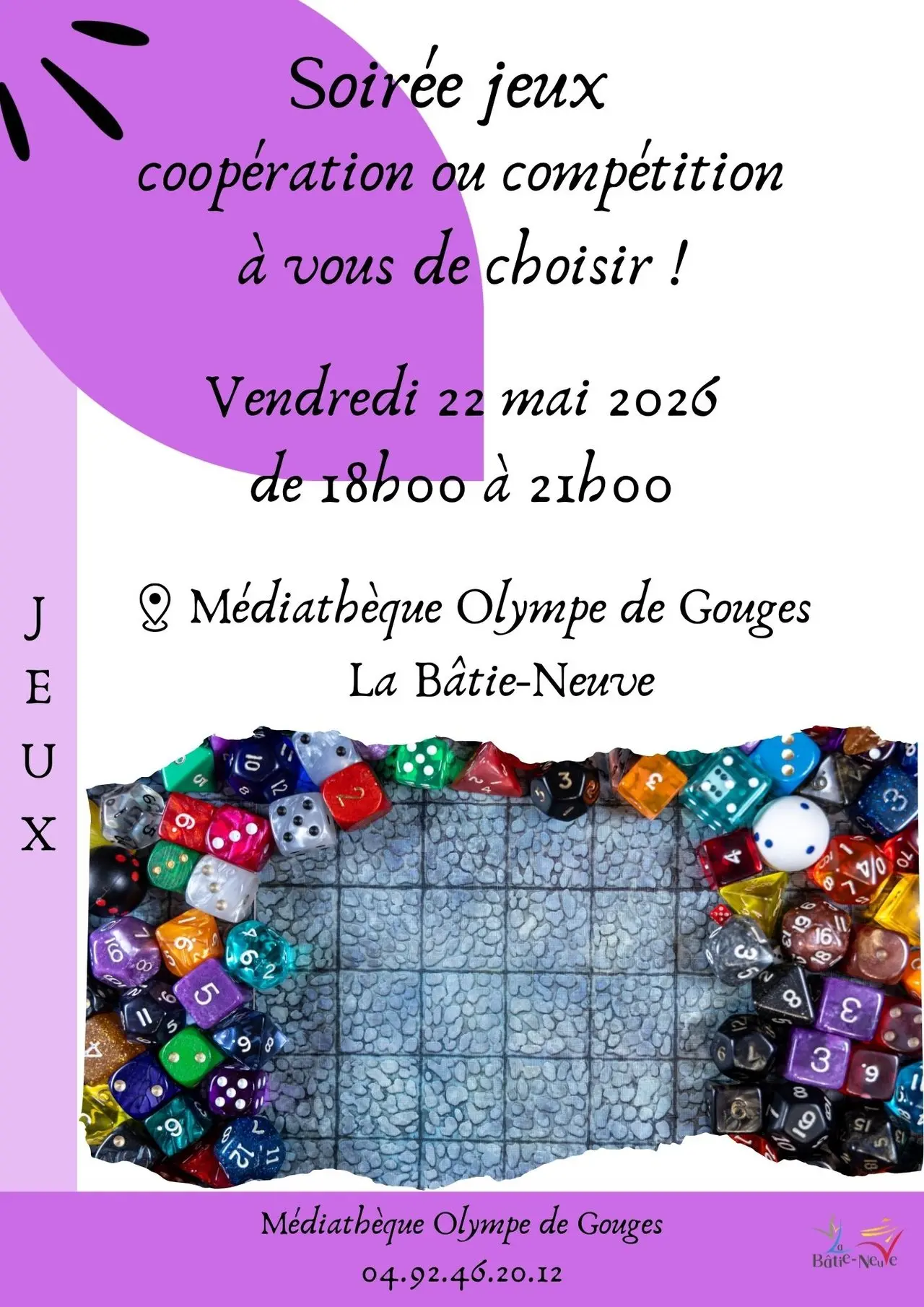 Soirée Jeux à la médiathèque