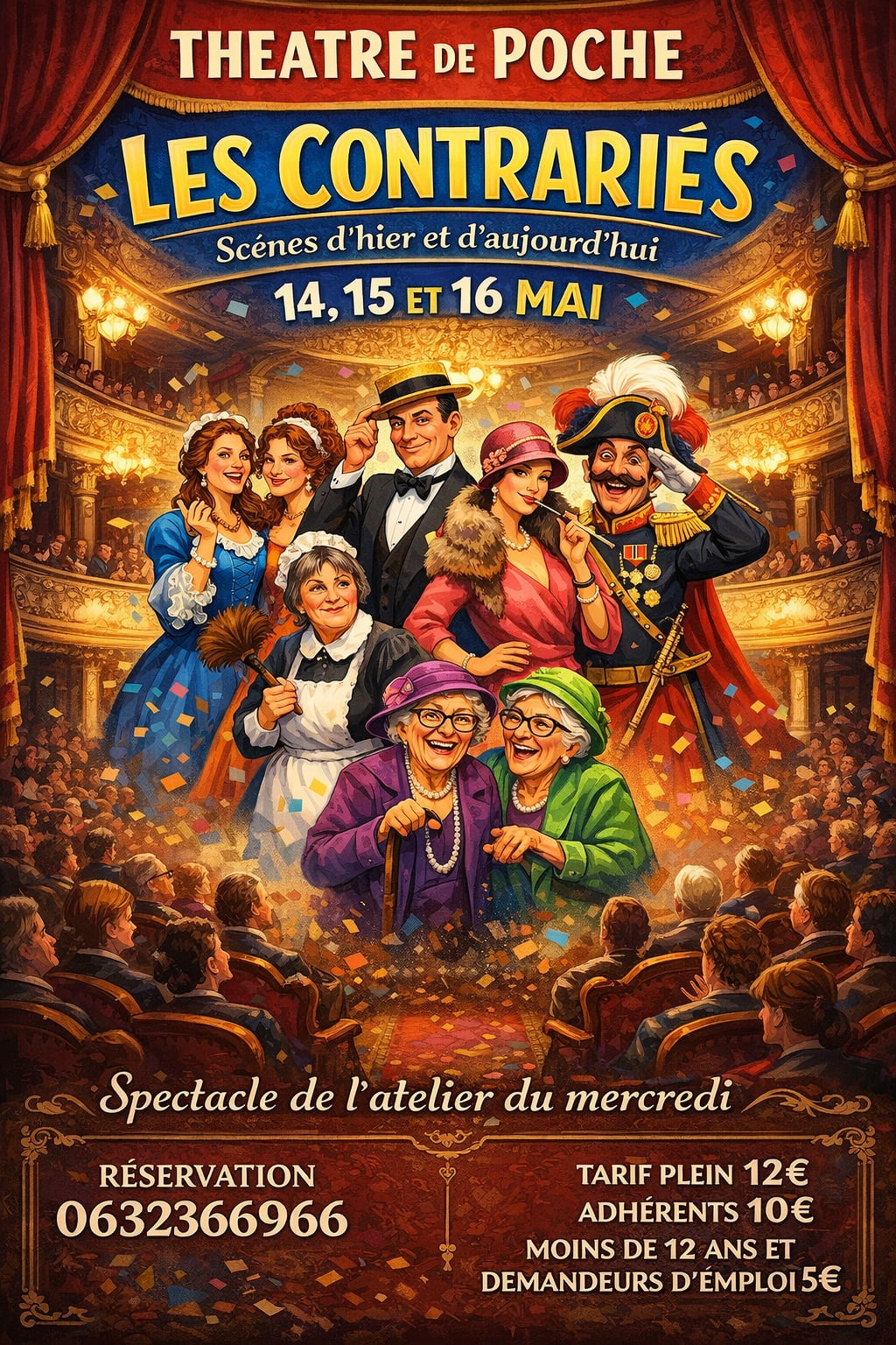 Théâtre de poche : "LES CONTRARIÉS"
