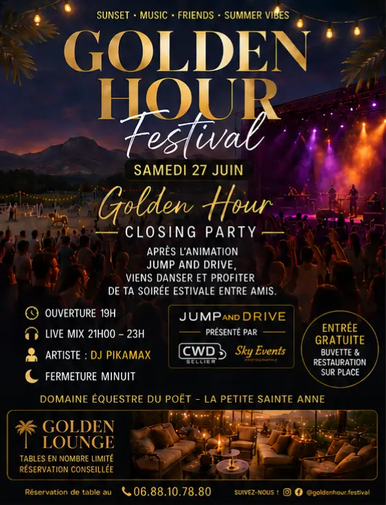 Golden hour festival : Golden Hour Closing Party