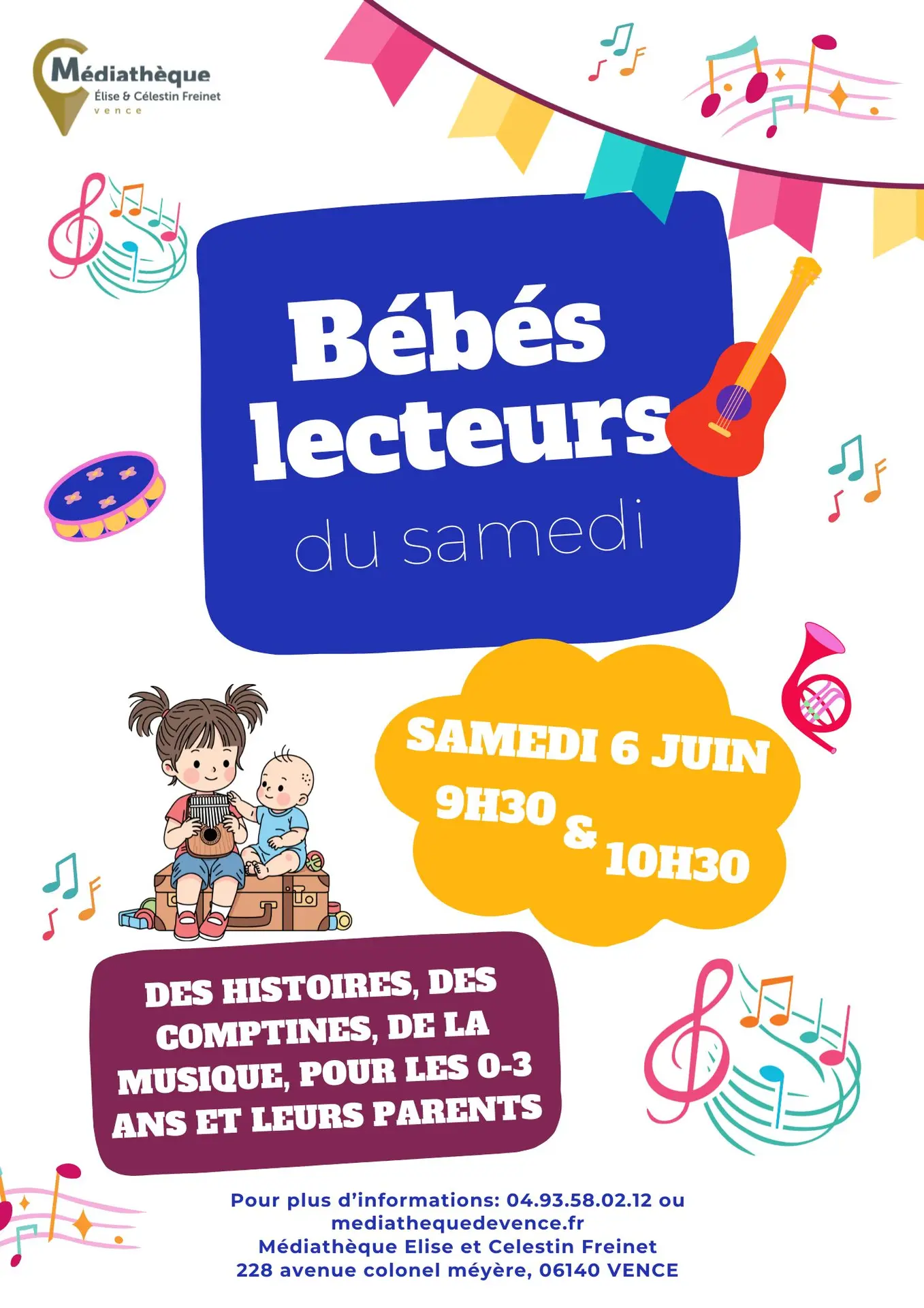 Bébés lecteur du samedi