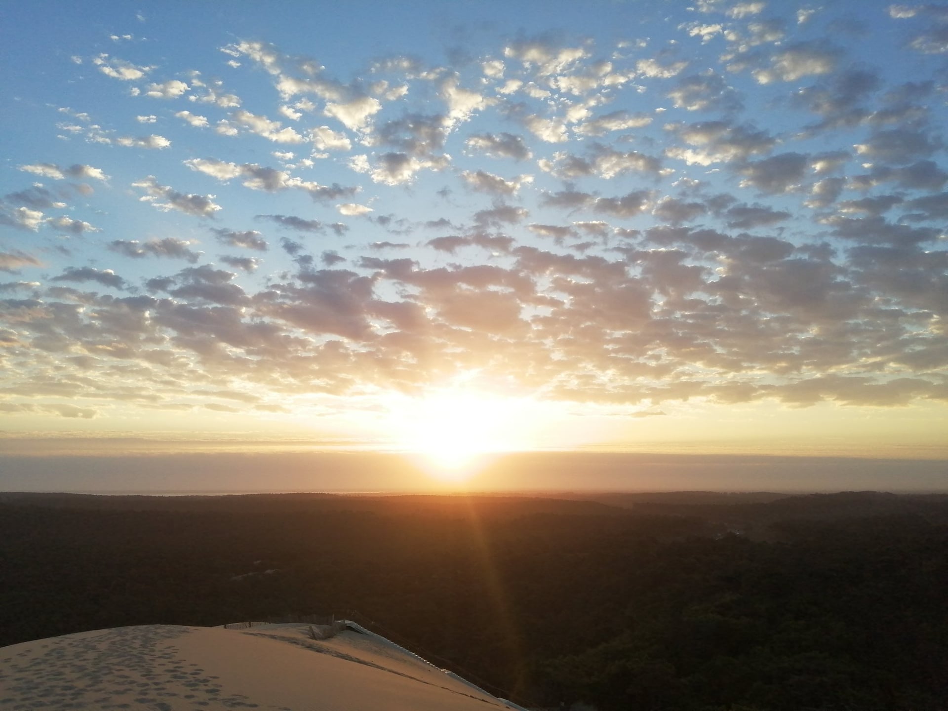 Lever du soleil sur la Dune du Pilat