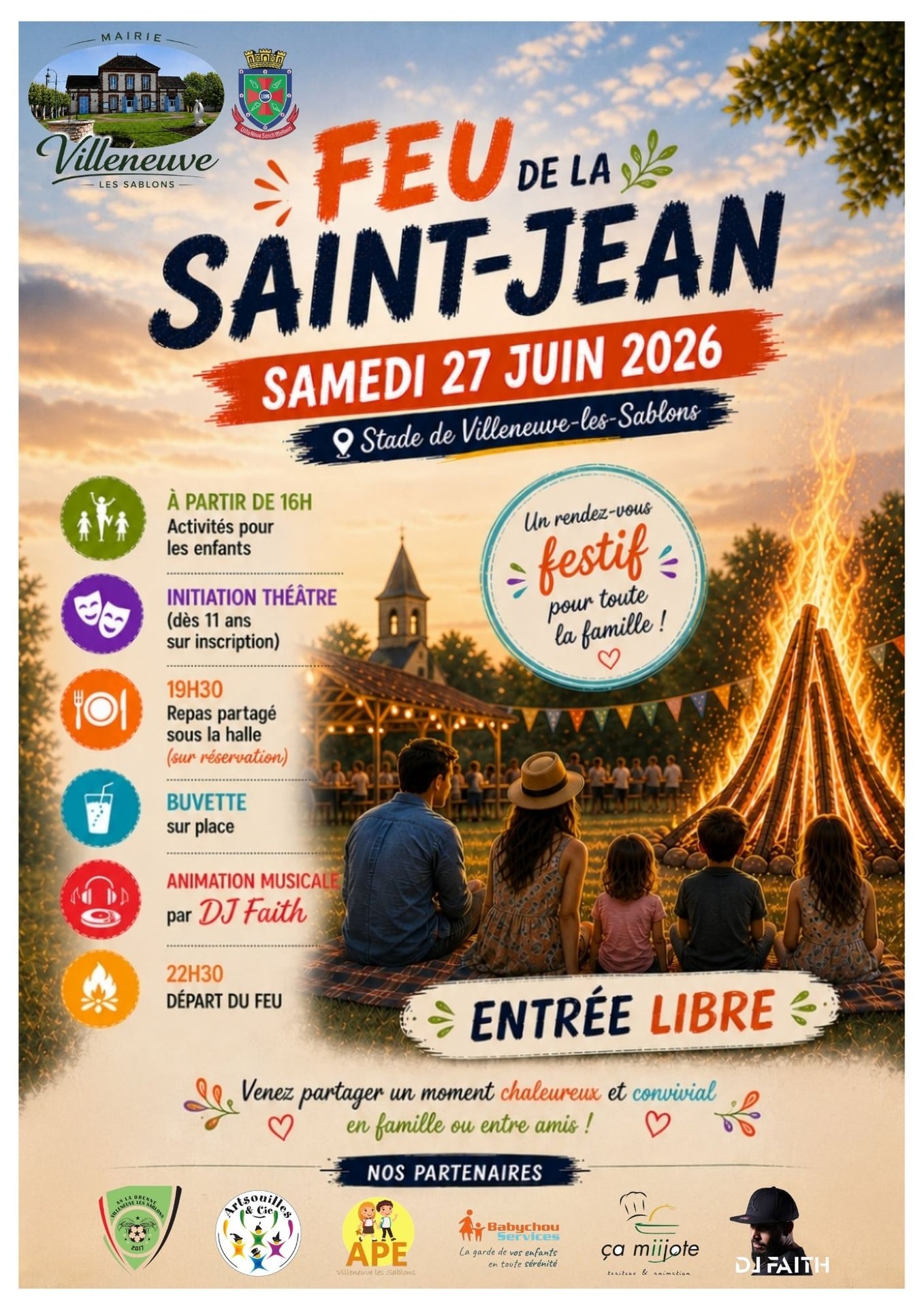 Feu de la Saint- Jean - 27 juin 2026