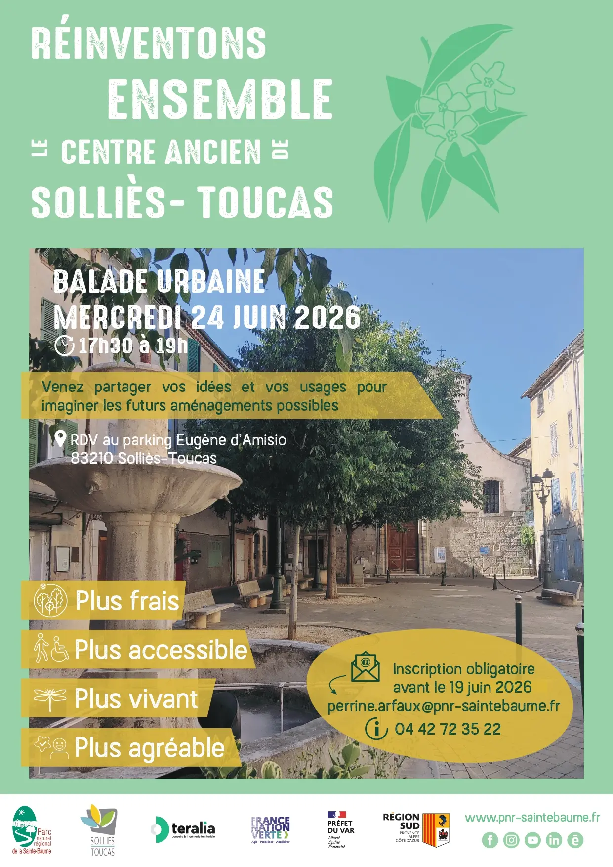 Balade urbaine : "Réinventons ensemble le centre ancien de Solliès-Toucas"