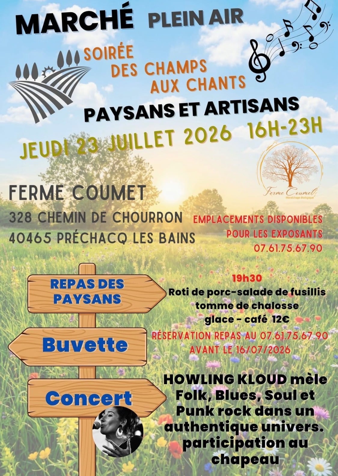 SOIREE DES CHAMPS AUX CHANTS
